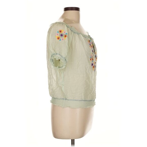 SOLD ASO SUMMER ROBERTS RACHEL BILSON THE OC Embroidered Peasant Top EUC RARE - Picture 5 of 6